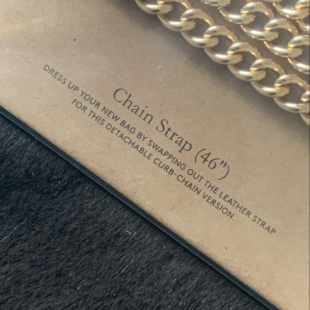 NEW! COACH Chain Bag Strap, Goldtone, NEW WITH TAGS! FABULOUS! NWT - Picture 3 of 14